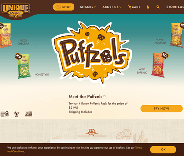 Unique Pretzel Bakery full flavor