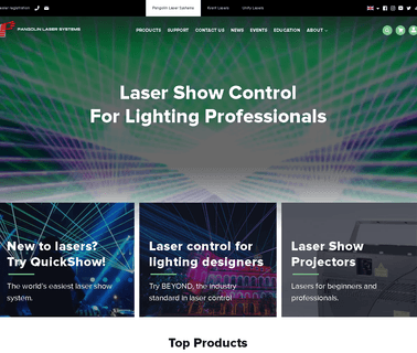 Pangolin Laser Systems controller optical