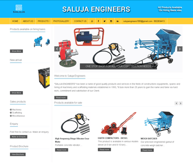 Saluja Engineers slab cutting