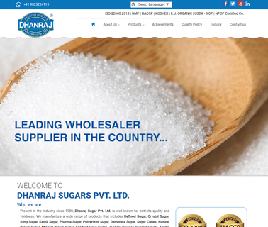 Dhanraj Sugars white normal