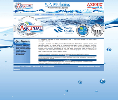 V. P. Marketing tap water purifiers