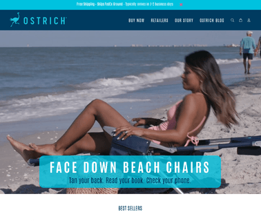 Ostrich Products / Co Deltess Cor chair website
