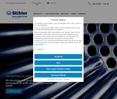 Richard Stihler Apparatebau Und alloy hastelloy