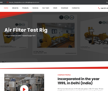 Filtration Engineering & Consultants ultra freezer