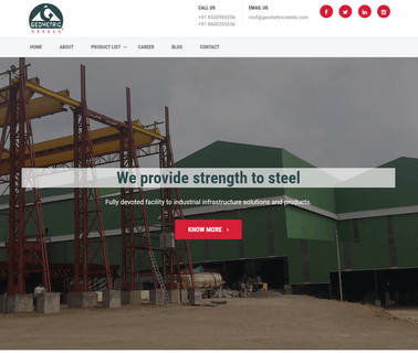 Geometric Steels India metal roof panels