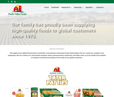 Pacific Valley Foods, Inc frozen valley