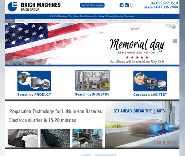 American Process Systems – Eirich Machines medical size