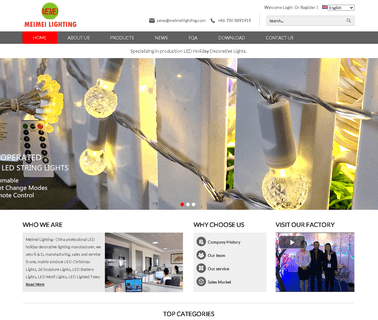 Heshan City Meimei Lighting christmas motif led