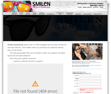 Smilen Eyewear collection red