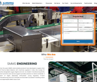 Smms Engineering System. feed heads