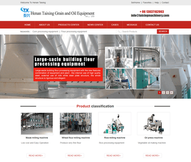 Henan Taixing Grain and Oil Equipment wheat corn mill machine