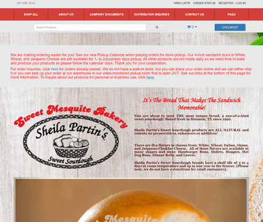 Sweet Mesquite Bakery cheese bread