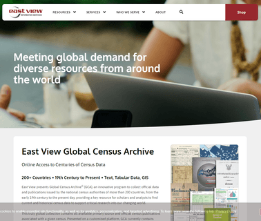 East View Information Services books public
