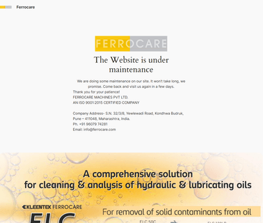 Ferrocare Machines diesel parts water filter