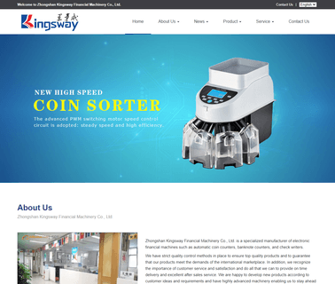 Zhongshan Kingsway Financial Machinery electronic coin