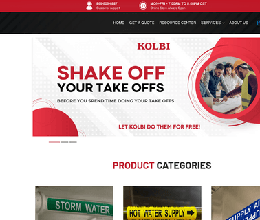 Kolbi Pipe Marker Co stencil markers