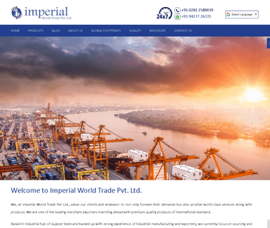 Imperial World Trade boards glass