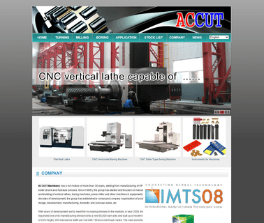 Dalian Accut Machinery gantry boring