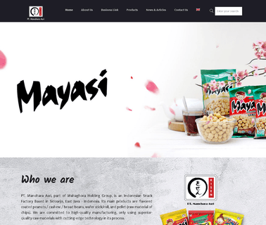 Pt. Manohara Asri roasted peanuts