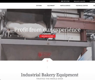 Moline Machinery food packaging wrappers