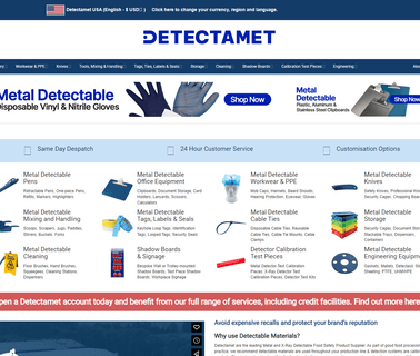Detectamet Detectable Products xray products