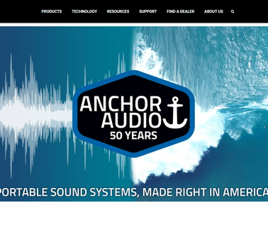 Anchor Audio Inc. stage audio line array