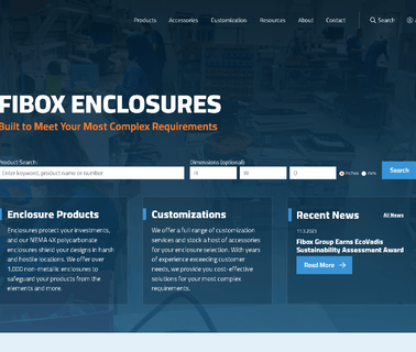 Fibox Enclosures electric makes