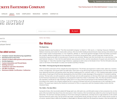 The Ohio Nut & Bolt Co. stainless metric bolt