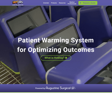 Augustine Temperature Management temperature positioning
