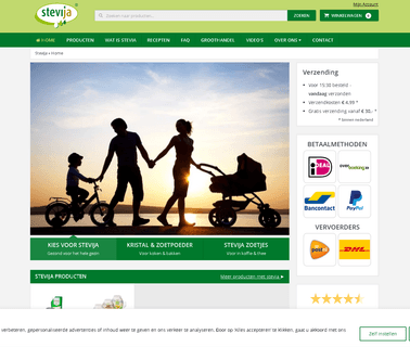 Healthy Choice sweetener stevia