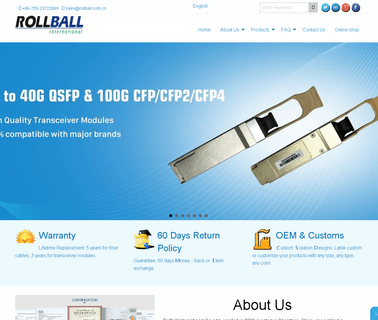 Rollball International communication cables network