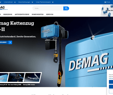Demag Cranesmponents cranes magnetic