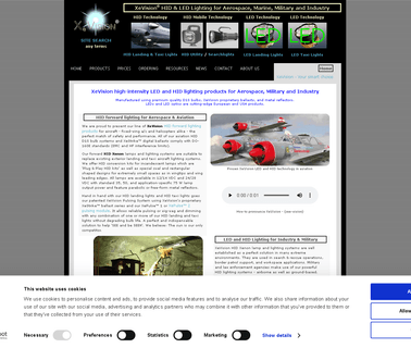 Xevision Hid Xenon and Led Lighting Technology For Aerospace hid lighting ballast