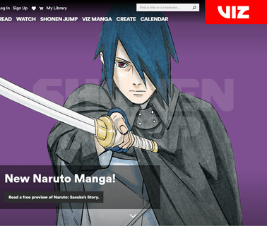 Viz Media bandai naruto