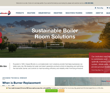 Cleaver-Brooks electric water exchangers