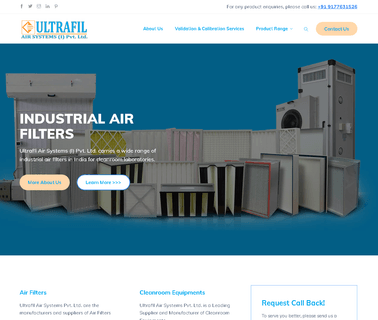 Ultrafil Air Systems industrial skids