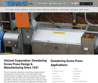 Vincent Corporation egg mixing