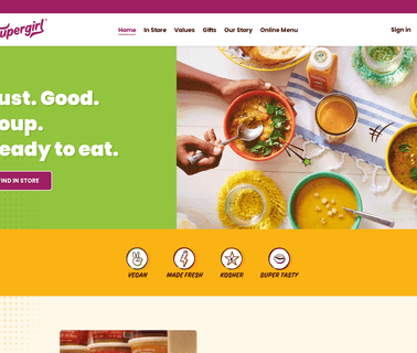 Home - Soupergirl fresh kosher