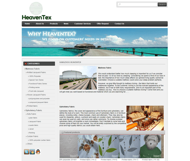Hangzhou Heaventex knitted curtain