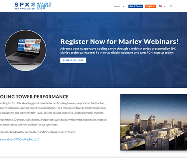 Spx Cooling Technologies water evaporative air coolers