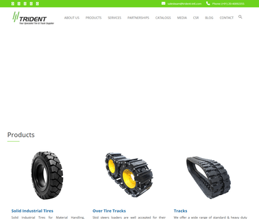 Trident International forklift solid