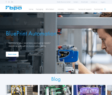 Blueprint Automation Bpa stacker and unstacker