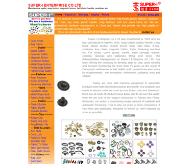 Chao I Enterprise eyelets wholesale