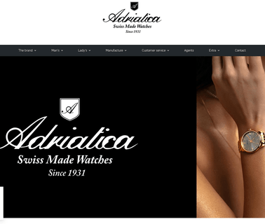 Adriatica Pr & A Watch Sagl clocks leather