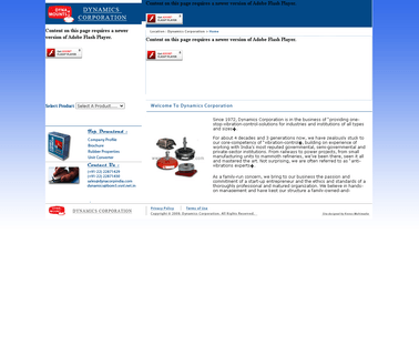 Dynamics Corporation industrial mountings