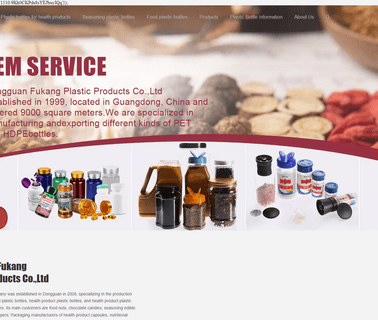 Dongguan Fu Kang Plastic Products spice bottles plastic