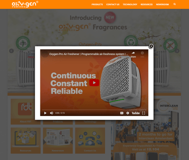 Fragrance Delivery Technologies aerosol air
