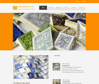 Manroyce Global swimming pool glass tiles