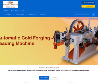 Perfect Machine Tools heading machine