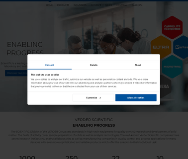 Verder Scientific Inc. assist research